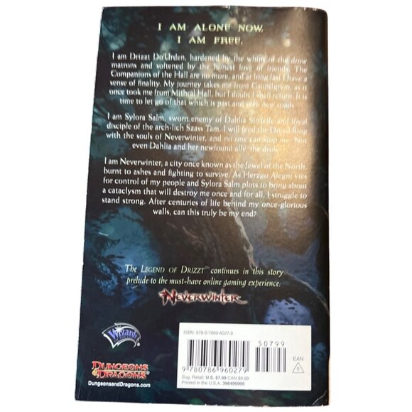 R.A. Salvatore "Neverwinter" Book II Dungeons & Dragons Forgotten Realms Paperba - Picture 3 of 5